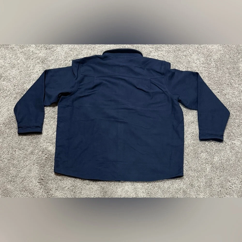 Nike Life Long Sleeve‎ Chamois Field Shirt Navy Blue FB7742-478 Mens Size XL